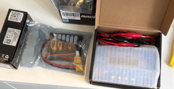 Drone parts boxes starting out